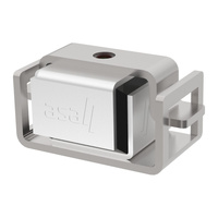 Wibroizolator gumowo-metalowy MDGQ 75 z zabezpieczeniem Safe-lock, otwory Ø12,5, ASA Hydraulik, MDGQ755512IISK