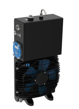 Chłodnica oleju eco-exchanger FT 11 ze zbiornikiem i filtrem, 24 V DC, ASA Hydraulik, ICFT0115MD02B06